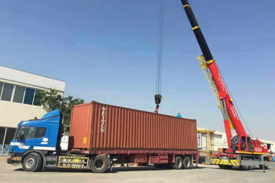 Full container machines arrived in UAE