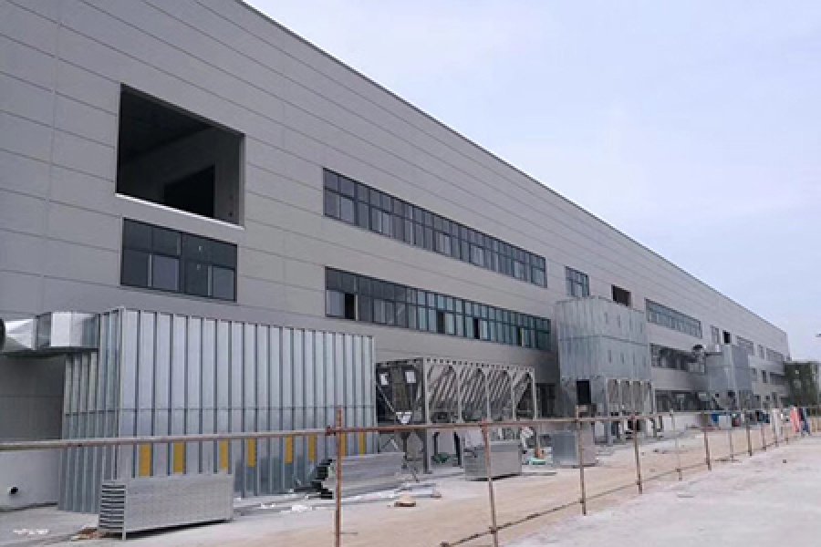 Central dust collecting system under construction ,thanks for all your efforts.