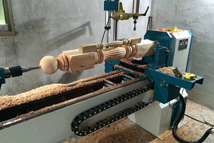 CNC copy lathe machine.