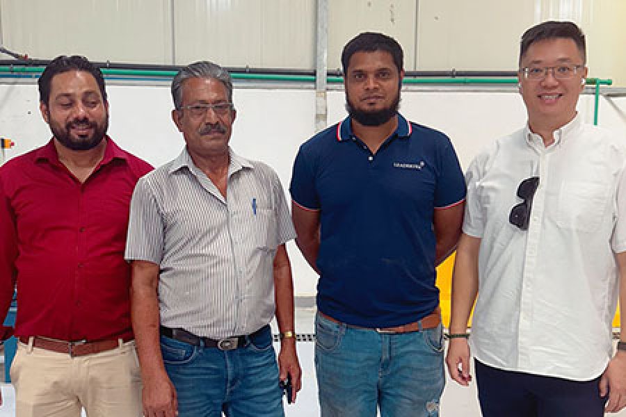 Congratulations Bridge cutting machine , 5 axis CNC stone working machine  delivered to our client factory at Dubai South , UAE