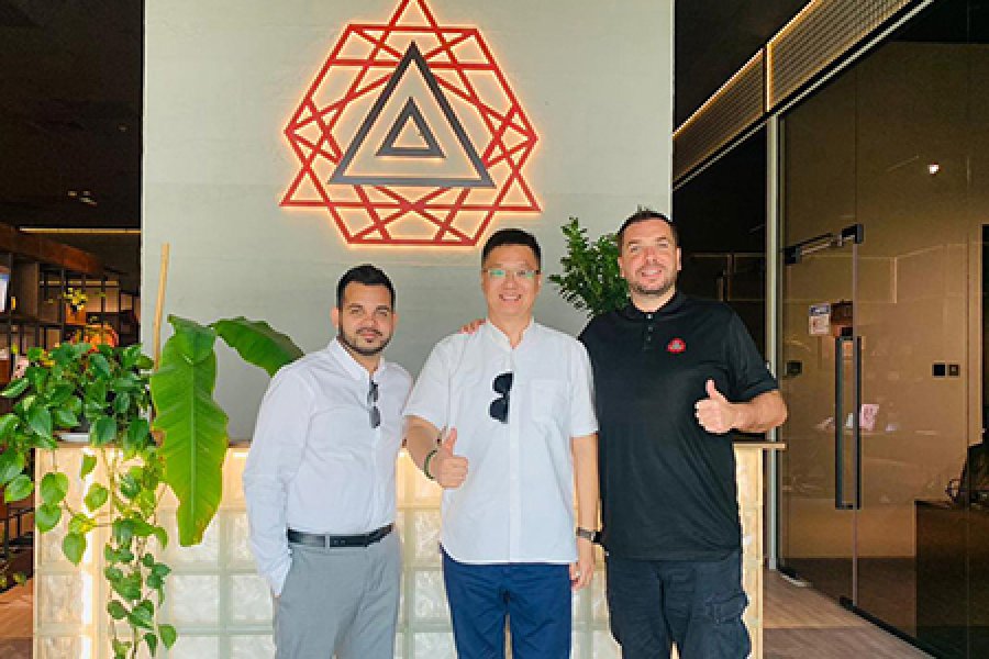 leadermac machinery established the business relationship with the company in DIP