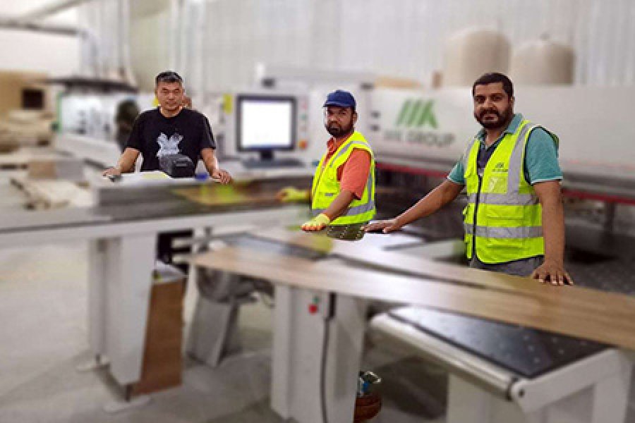 The machine commissioning and installation work for Saudi Arabian customers has been successfully completed