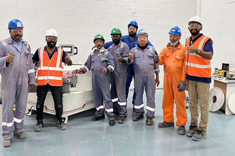 Our high-speed, full-function, and curved edge banding machines have been successfully installed in DIP, UAE, and are now fully ready for production. 