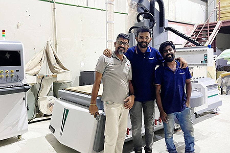 Machine installation successful