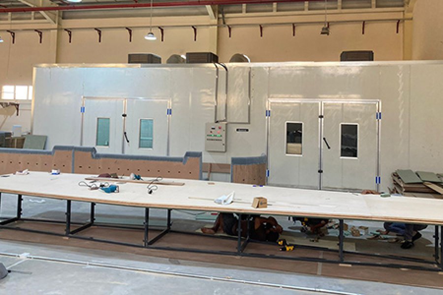 We proudly completed a Painting Room & Drying Room Installation Project in Umm Al Quwain,
